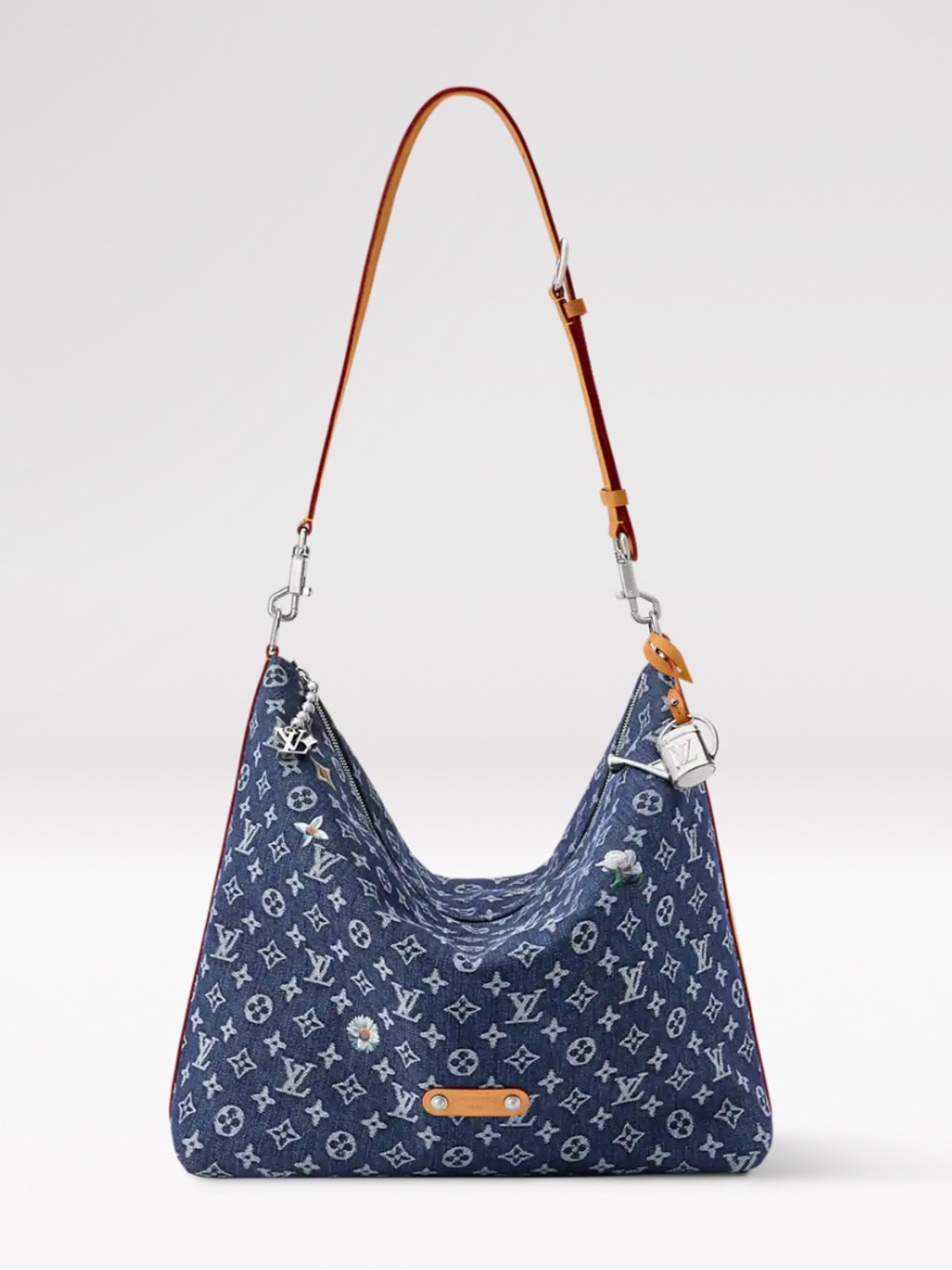 Limited Edition Vagabond Hobo Denim Flowers - Picture 3 of 11